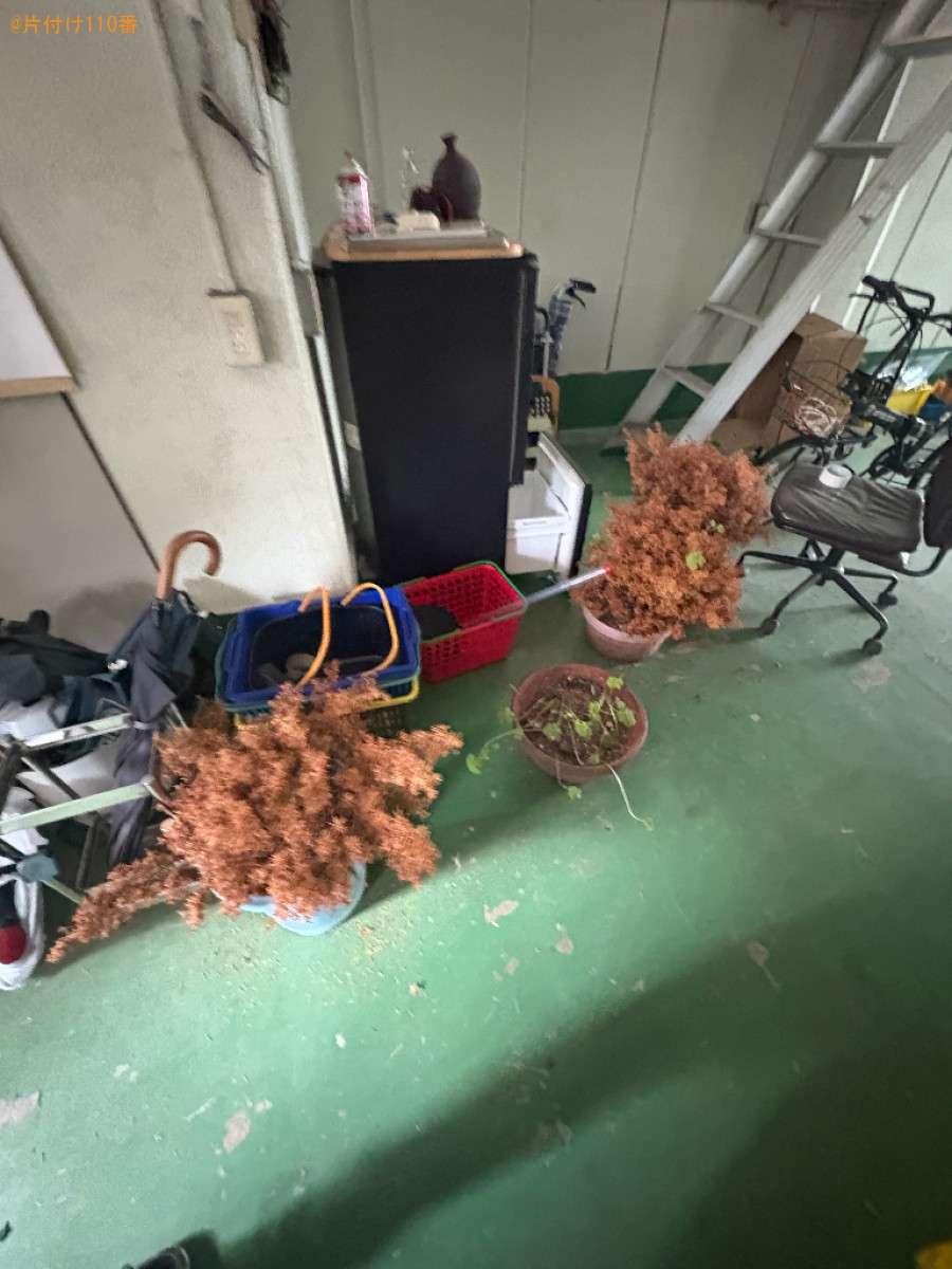 鉢植え、室内にある不用品等の回収・処分ご依頼　お客様の声