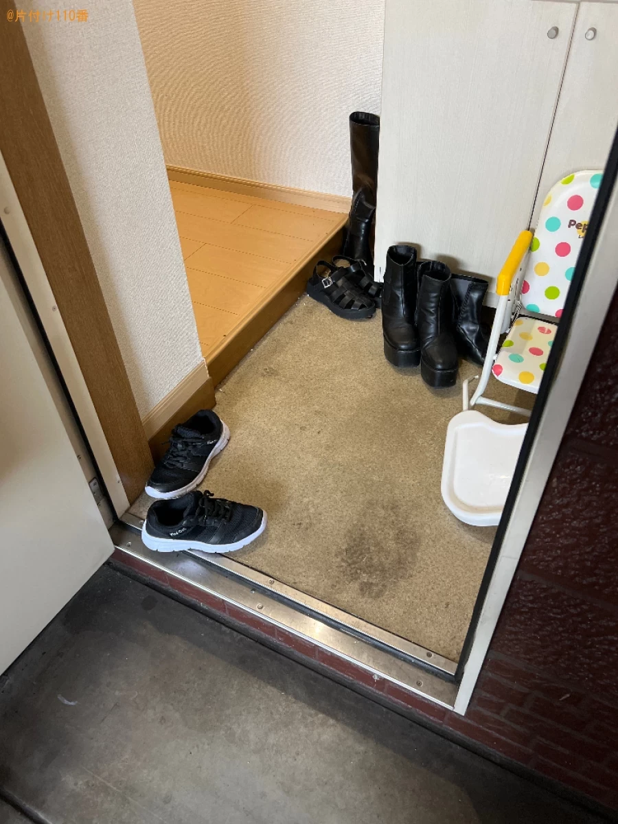 家具(ベビーベット、収納ケース、衣類等)を運び出す作業ご依頼