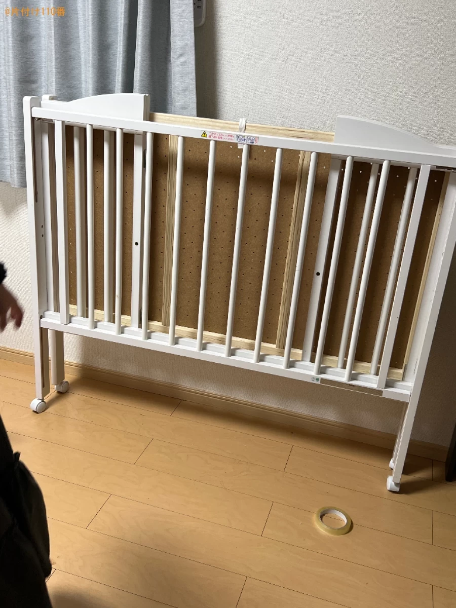 家具(ベビーベット、収納ケース、衣類等)を運び出す作業ご依頼